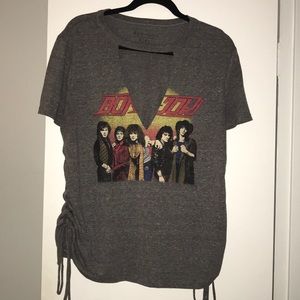 Forever 21  Bon Jovi Choker Tee Size 0X